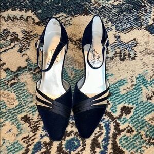 Elegant Navy Blue Heels by J.Renee